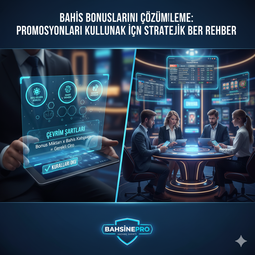 Bahis Bonuslarını Çözümleme Promosyonları Kullanmak İçin Stratejik Bir Rehber 2025